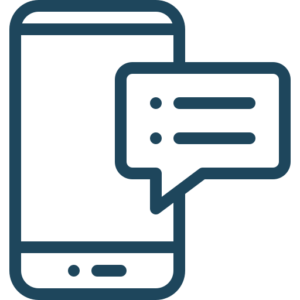 Phone with Text Message